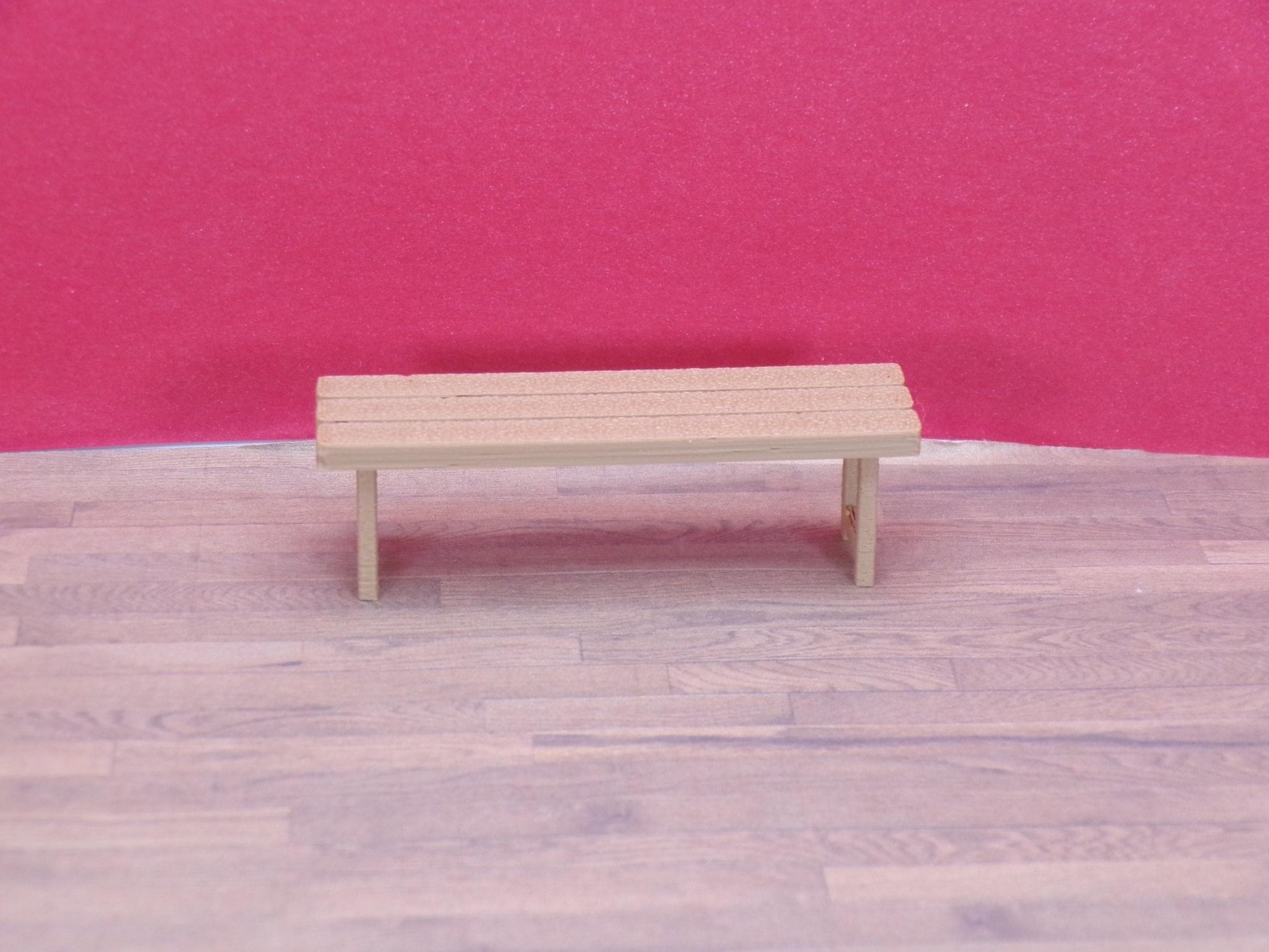 1:24 Scale Benches – Concrete or Wood Styles – Park, Gym Locker Room, Garden & Street Seating - MstrcrftMinis - 1411