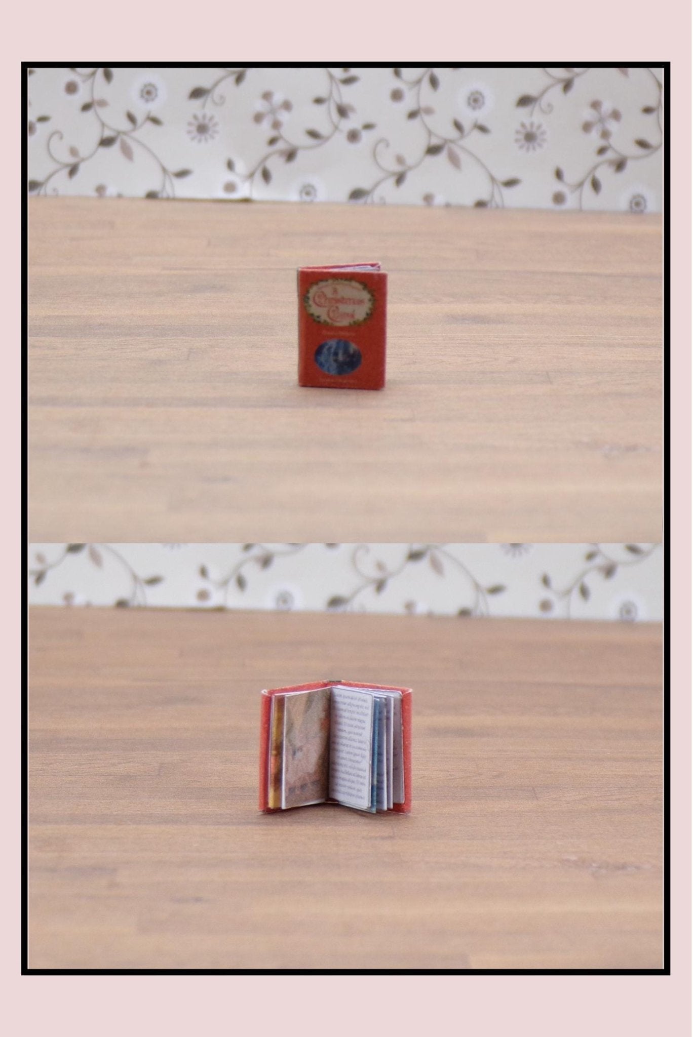 1:24 Scale Christmas Books - 3 Cookbooks, Recipes, Decorating, Crafting, Caroling, 3 Children's, Night Before Christmas, A Christmas Carol - MstrcrftMinis - 1061