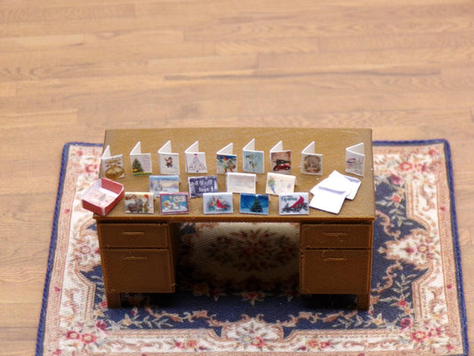 1:24 Scale Christmas Cards - MstrcrftMinis - 1009