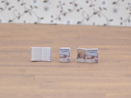 1:24 Scale Christmas Caroling Book - MstrcrftMinis - 1050