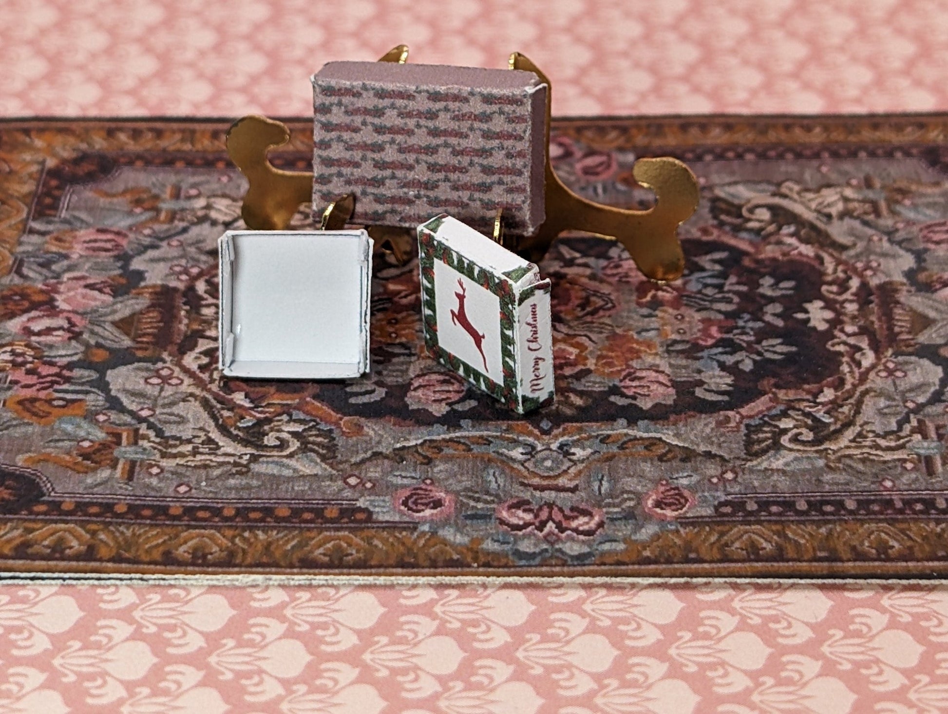 1:24 Scale Christmas Gift Boxes - Robe, Shirt, and Square Sizes - 24 In All - MstrcrftMinis - 1019