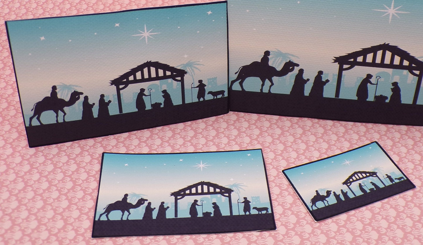 1:24 Scale Christmas Rugs - 5 Styles, 4 Sizes Each - MstrcrftMinis - 1042