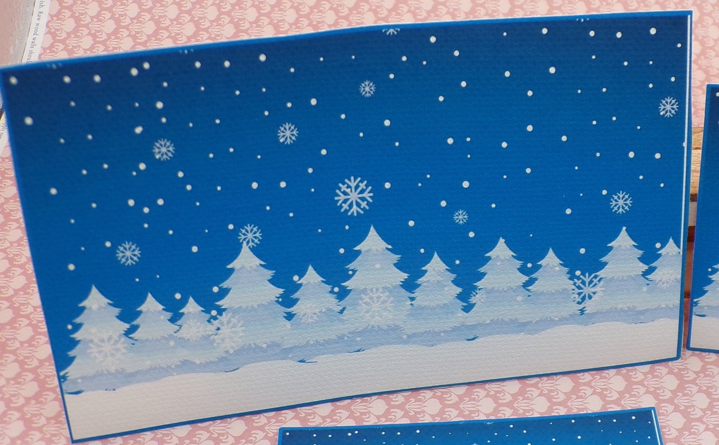 1:24 Scale Christmas Rugs - 5 Styles, 4 Sizes Each - MstrcrftMinis - 1042