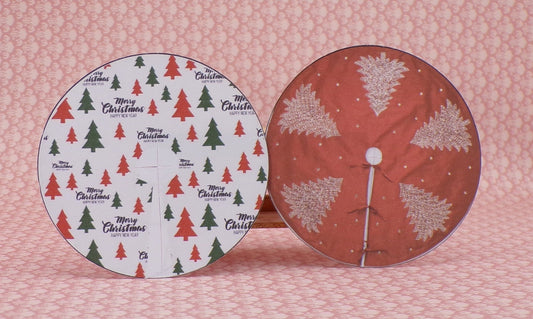 1:24 Scale Christmas Tree Skirt - 4 Styles - MstrcrftMinis - 1043