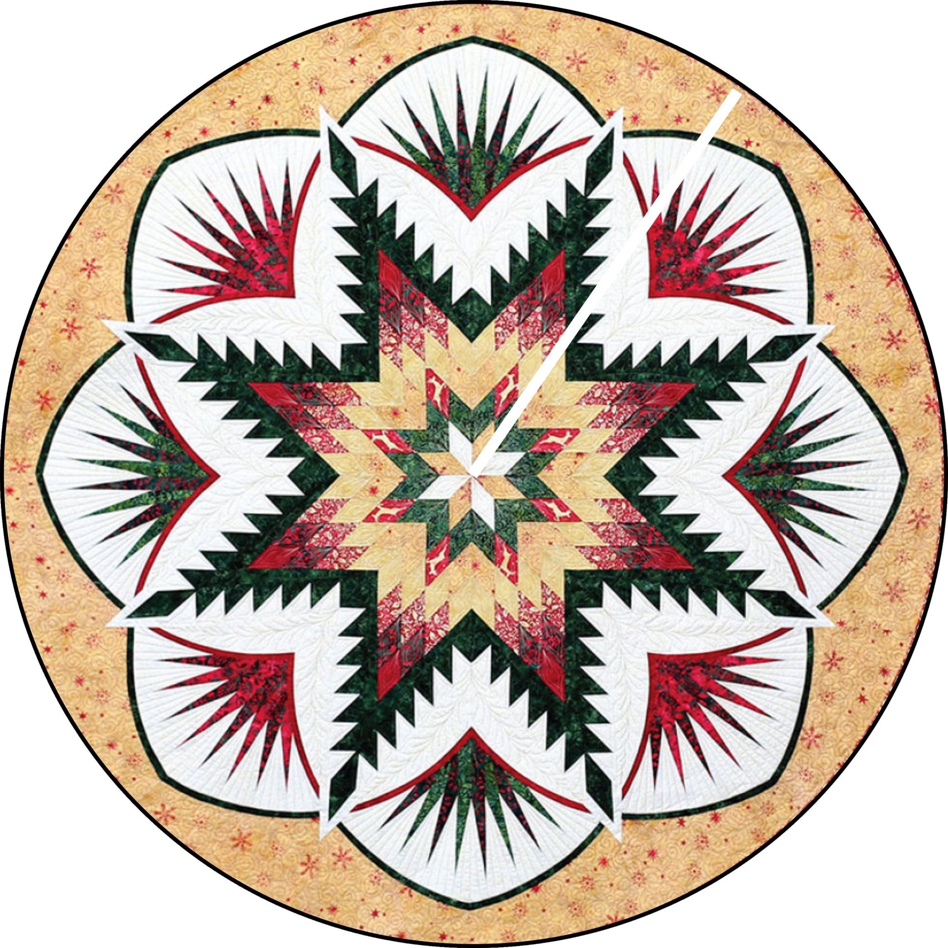 1:24 Scale Christmas Tree Skirt - 6 New Styles Added NOW with 10 - MstrcrftMinis - 1043