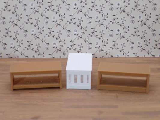 1:24 Scale Coffee Table - 1/25, G Scale - MstrcrftMinis - 1295