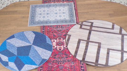 1:24 Scale Dollhouse Rugs - 50+ Different Styles, Shapes, and Sizes to Choose From - Printed on Cotton Canvas - MstrcrftMinis - 1108