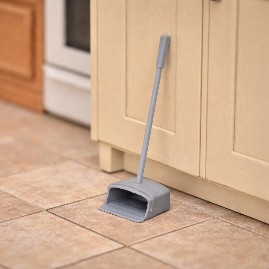 1:24 Scale Dustpan – Miniature Cleaning Tool - MstrcrftMinis - 1331
