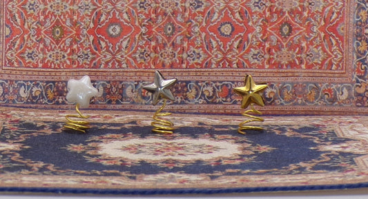 1:24 Scale Fancy Christmas Tree Star Topper - MstrcrftMinis - 1069