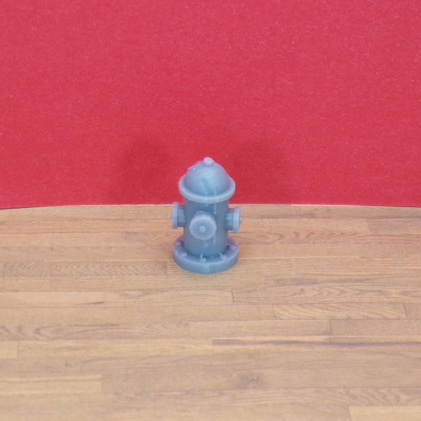 1:24 Scale Fire Hydrant – Miniature Street Hydrant for Dioramas, Dollhouses & Model Railroads - MstrcrftMinis - 1396