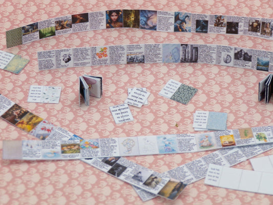 1:24 Scale Generic Inside Book Pages - 8.5 x 11 Books - MstrcrftMinis - 1035