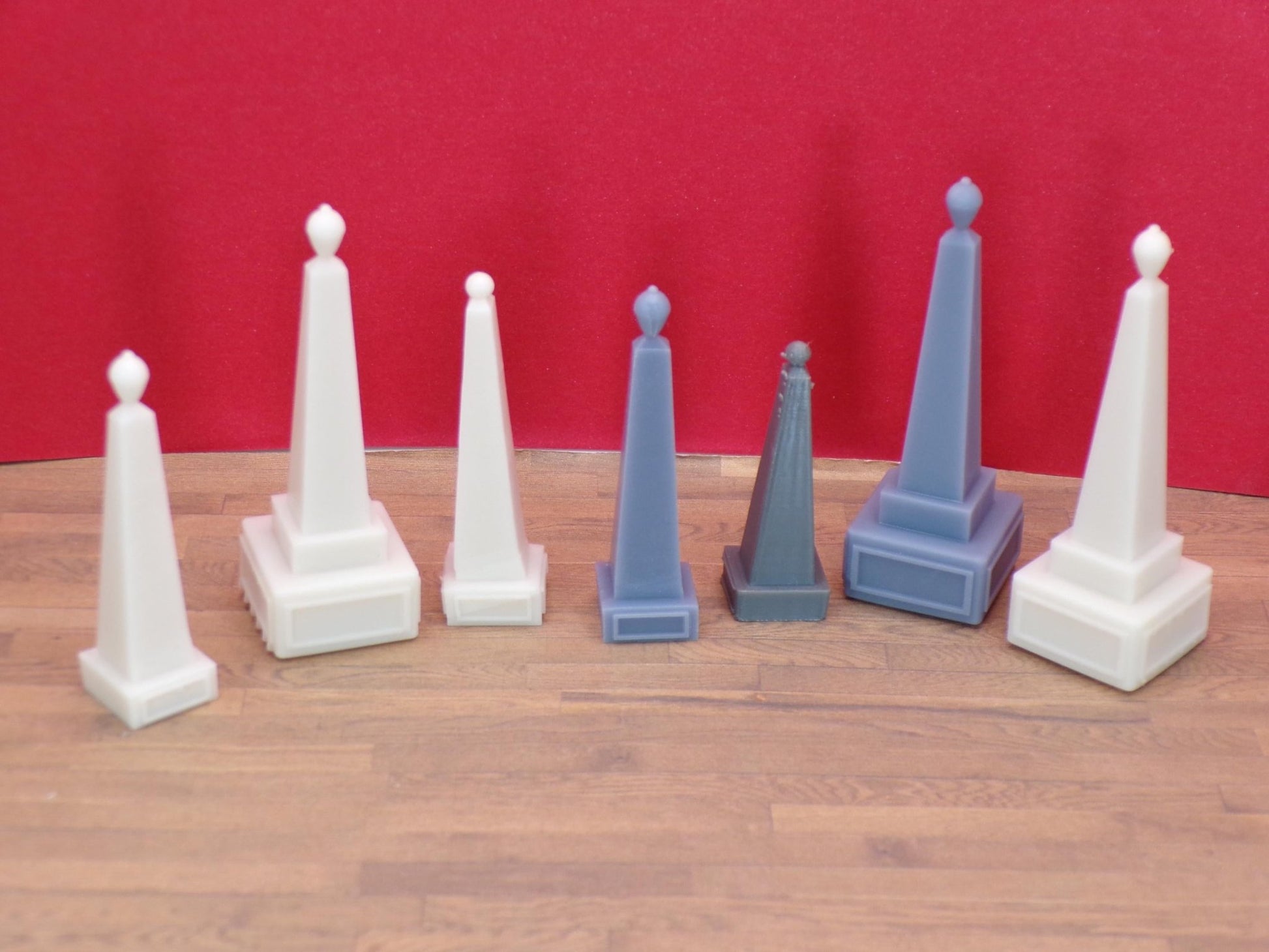 1:24 Scale Graveyard Headstones – Halloween Cemetery Miniatures – Tombstones, Crosses & Obelisks – Dollhouse Graveyard - MstrcrftMinis - 1402-D