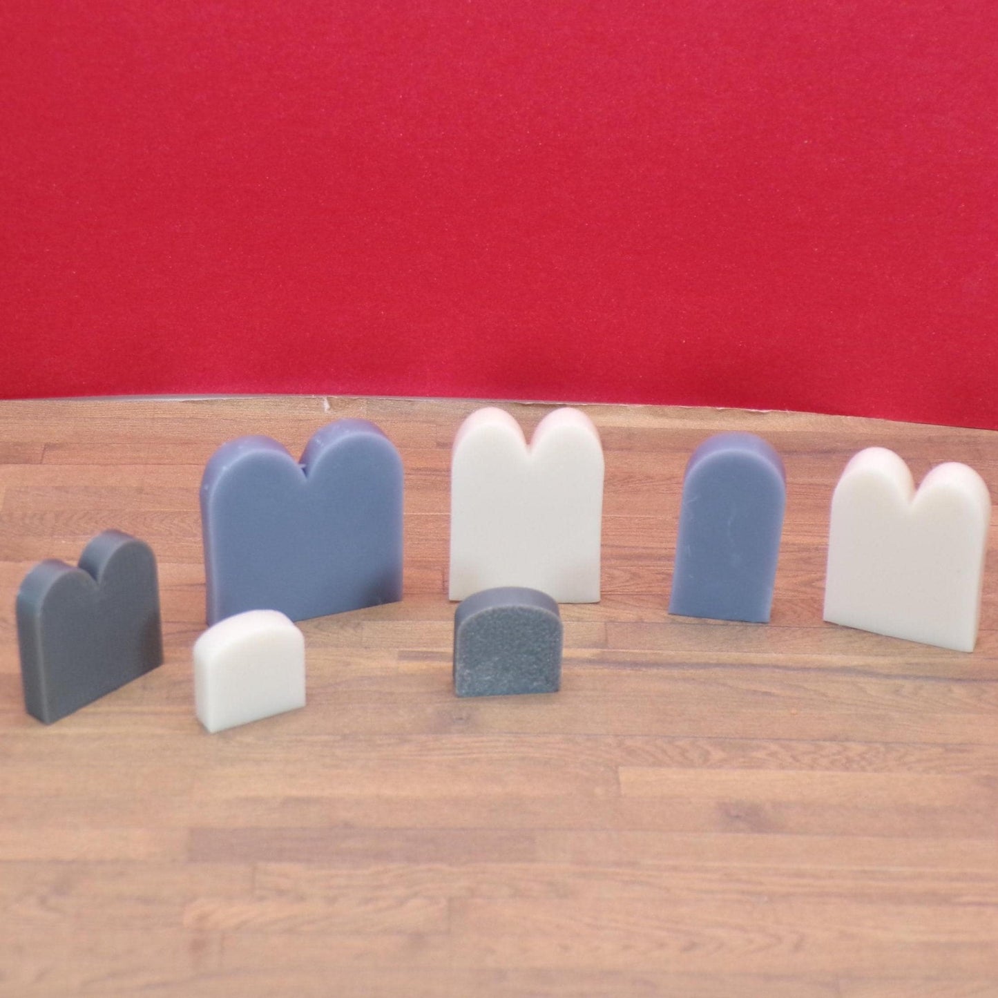 1:24 Scale Graveyard Headstones – Halloween Cemetery Miniatures – Tombstones, Crosses & Obelisks – Dollhouse Graveyard - MstrcrftMinis - 1402-J