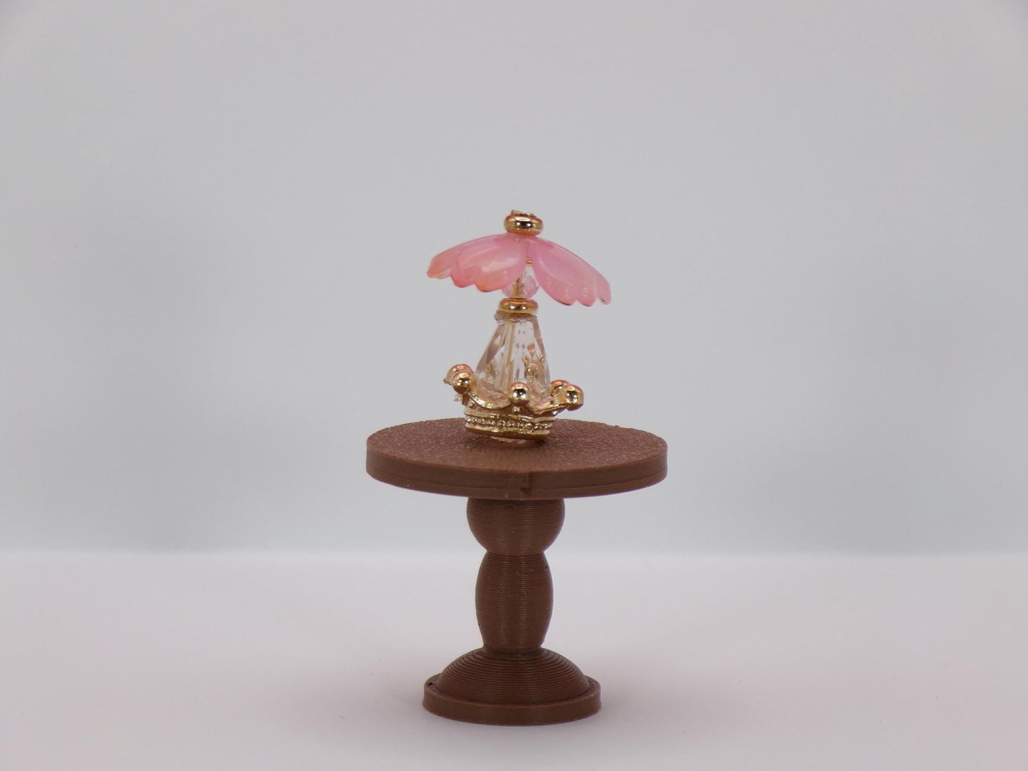 1:24 Scale Lamps - "Fleur de Verre" - Handcrafted Charm in Every Detail - MstrcrftMinis - 1189 - H
