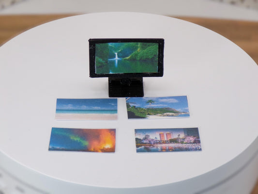 1:24 Scale LCD monitor - MstrcrftMinis - 1094