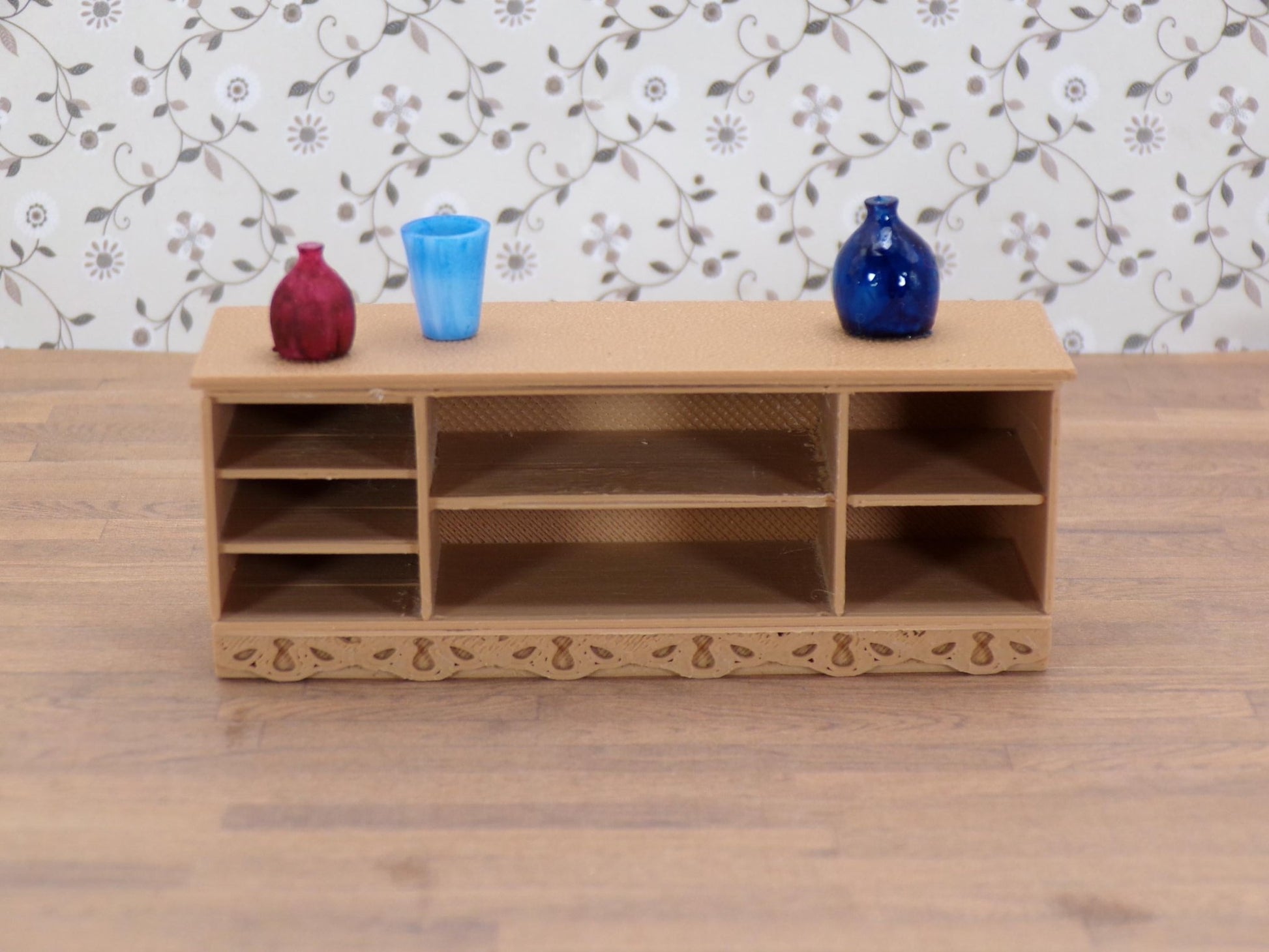 1:24 Scale Living Room Display / TV Cabinet | 1/25 Scale | G Scale - MstrcrftMinis - 1269
