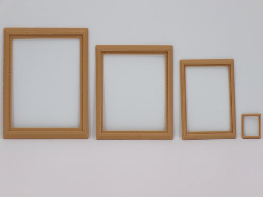 1:24 Scale Map Frames - Set of 12 Frames to Fit Our Antique Maps but They Can Be Used for Any Type of Print You Would Like - MstrcrftMinis - 1024 - M