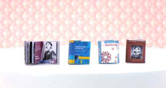 1:24 Scale Medical Nursing Books - MstrcrftMinis - 1086 - All