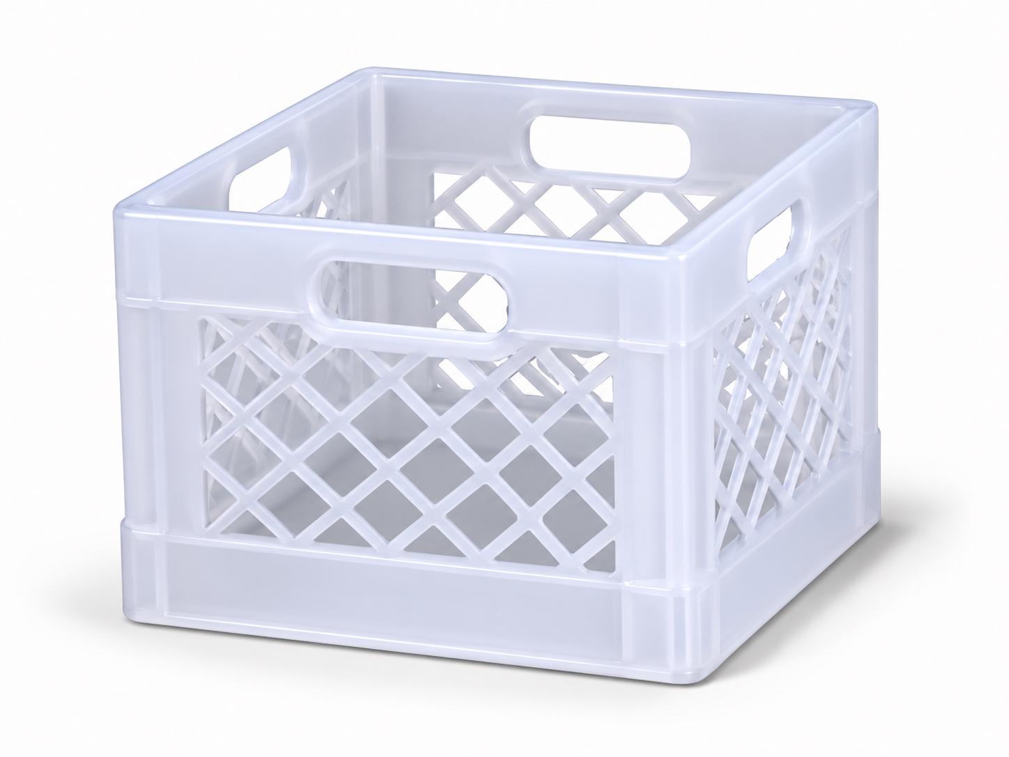 1:24 Scale Milk Crate – Miniature Dairy Crate for Grocery Store, Farm, Market Display, and Diorama - MstrcrftMinis - 1392
