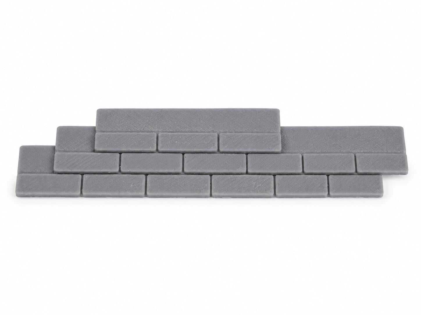 1:24 Scale Miniature 3-Tab Roofing Shingles – 20 Pack - 3D Printed - MstrcrftMinis - 1412