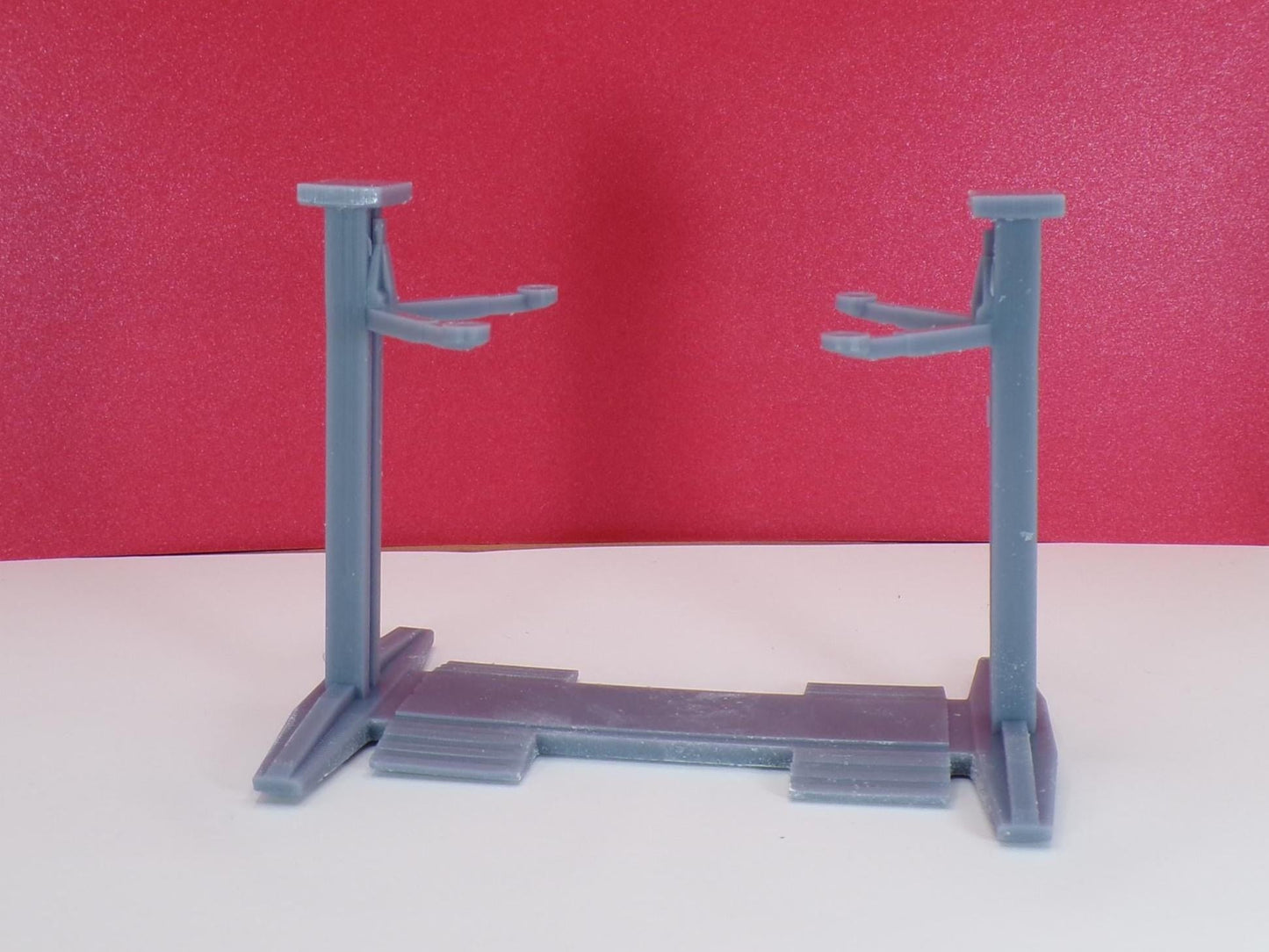 1:24 Scale Miniature Automotive Lift | Dollhouse Garage Car Hoist | Tiny Vehicle Lift for Model Car Workshop Dioramas - MstrcrftMinis - 1246