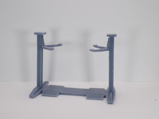 1:24 Scale Miniature Automotive Lift | Dollhouse Garage Car Hoist | Tiny Vehicle Lift for Model Car Workshop Dioramas - MstrcrftMinis - 1246