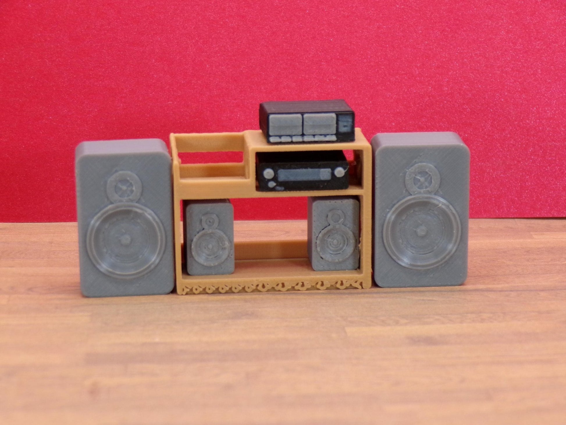 1:24 Scale Miniature Receiver / Amplifier - 1/25 Scale and G Scale Compatible - MstrcrftMinis - 1278
