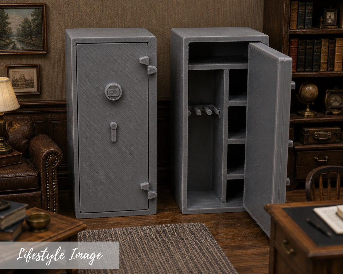 1:24 Scale Miniature Safe – Open or Closed Version - MstrcrftMinis - 1415