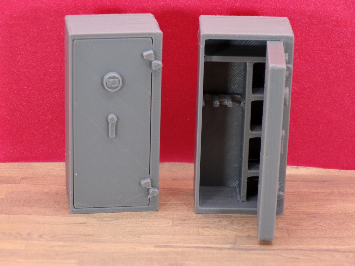 1:24 Scale Miniature Safe – Open or Closed Version - MstrcrftMinis - 1415