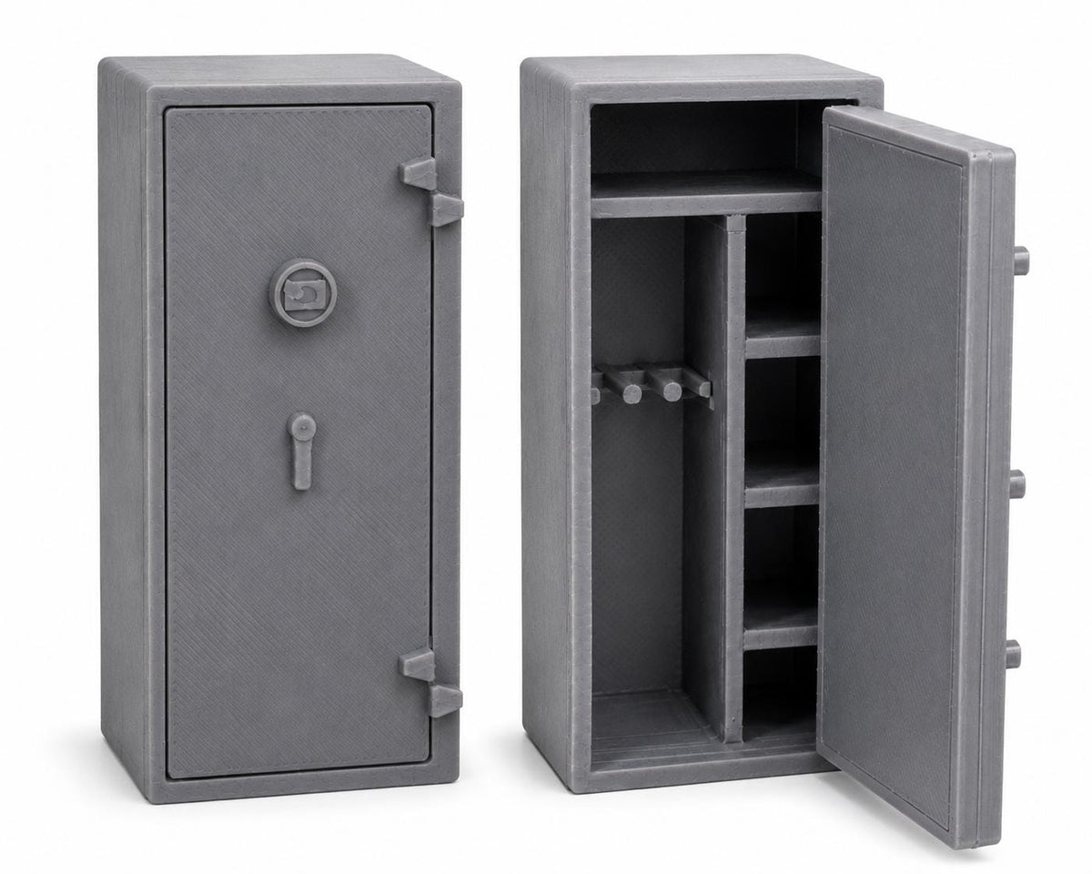 1:24 Scale Miniature Safe – Open or Closed Version - MstrcrftMinis - 1415