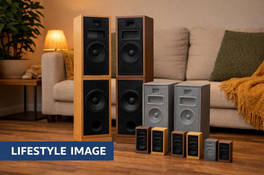 1:24 Scale Miniature Speaker Sets - UPDATED DESIGN - MstrcrftMinis - 1280