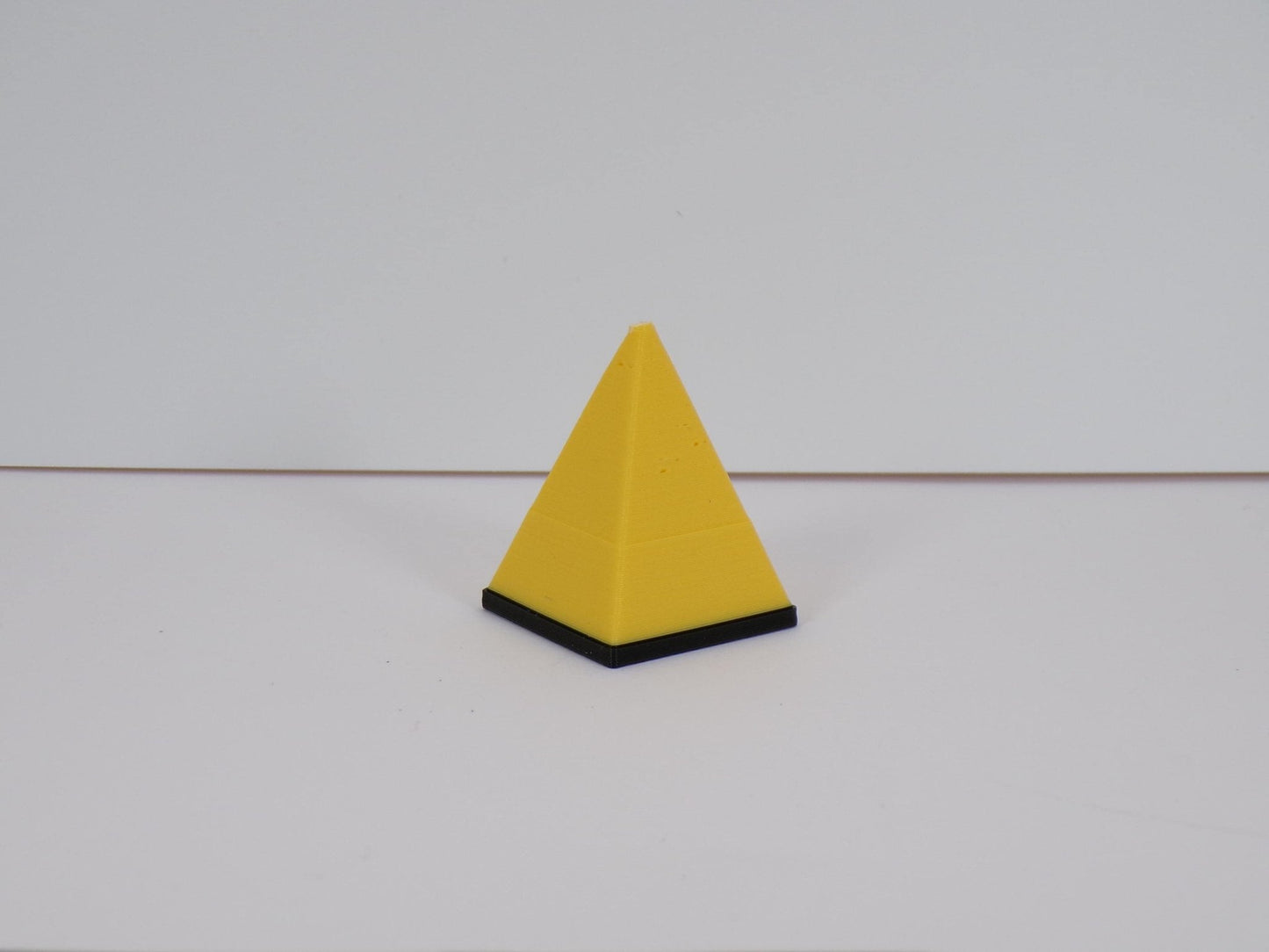 1:24 Scale Miniature Yellow Safety Triangle Signs (Set of 3) | Caution Signs for Dollhouse Store, Garage, or Dioramas - MstrcrftMinis - 1247
