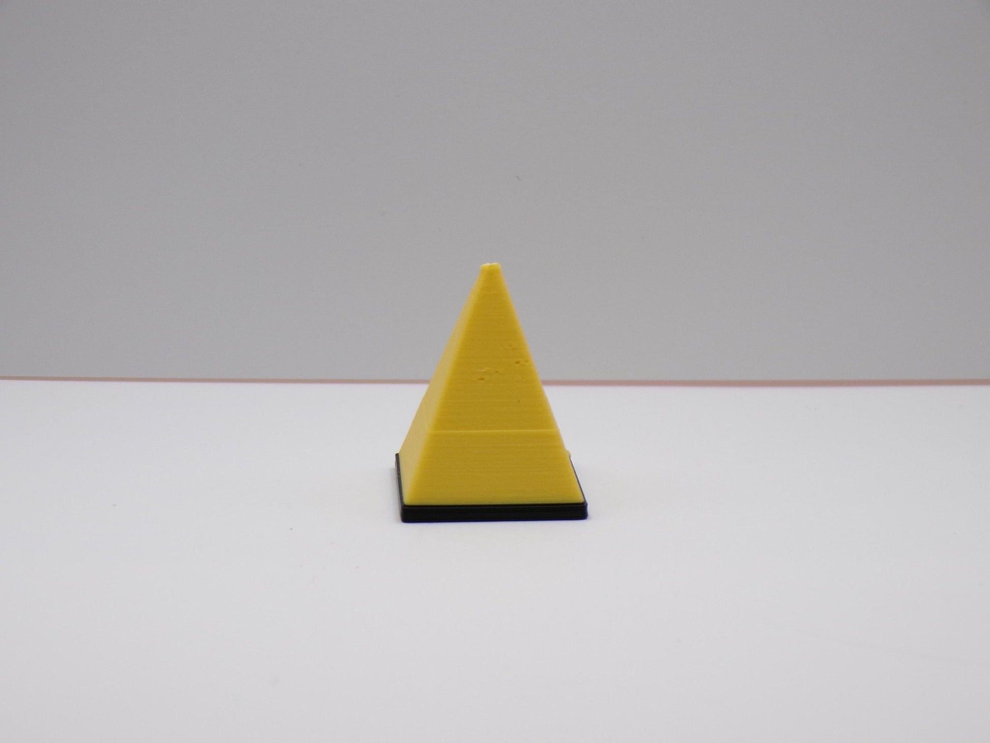 1:24 Scale Miniature Yellow Safety Triangle Signs (Set of 3) | Caution Signs for Dollhouse Store, Garage, or Dioramas - MstrcrftMinis - 1247