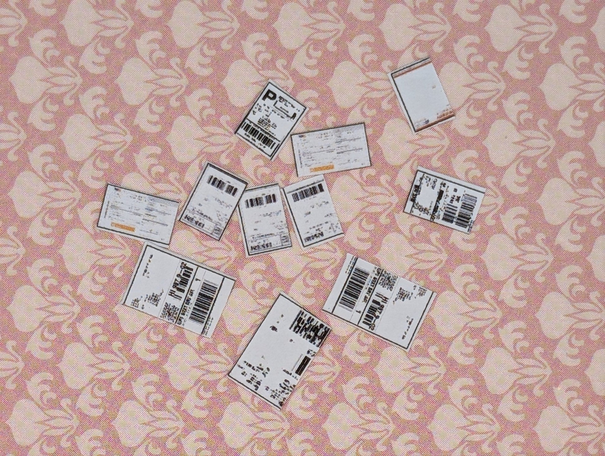 1:24 Scale Newspapers, Postcards, Shipping Labels, and Stamps - 4 More Newspapers Added - MstrcrftMinis - 1016