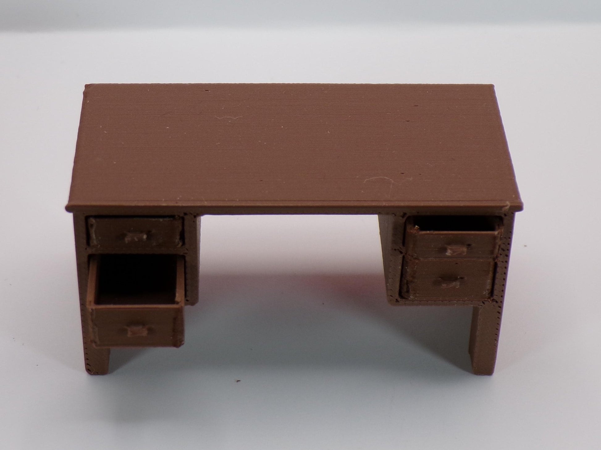 1:24 Scale Office Desk - 2 Versions to Choose From - MstrcrftMinis - 1175 - OD