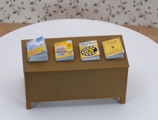 1:24 Scale Phone Books - MstrcrftMinis - 1124