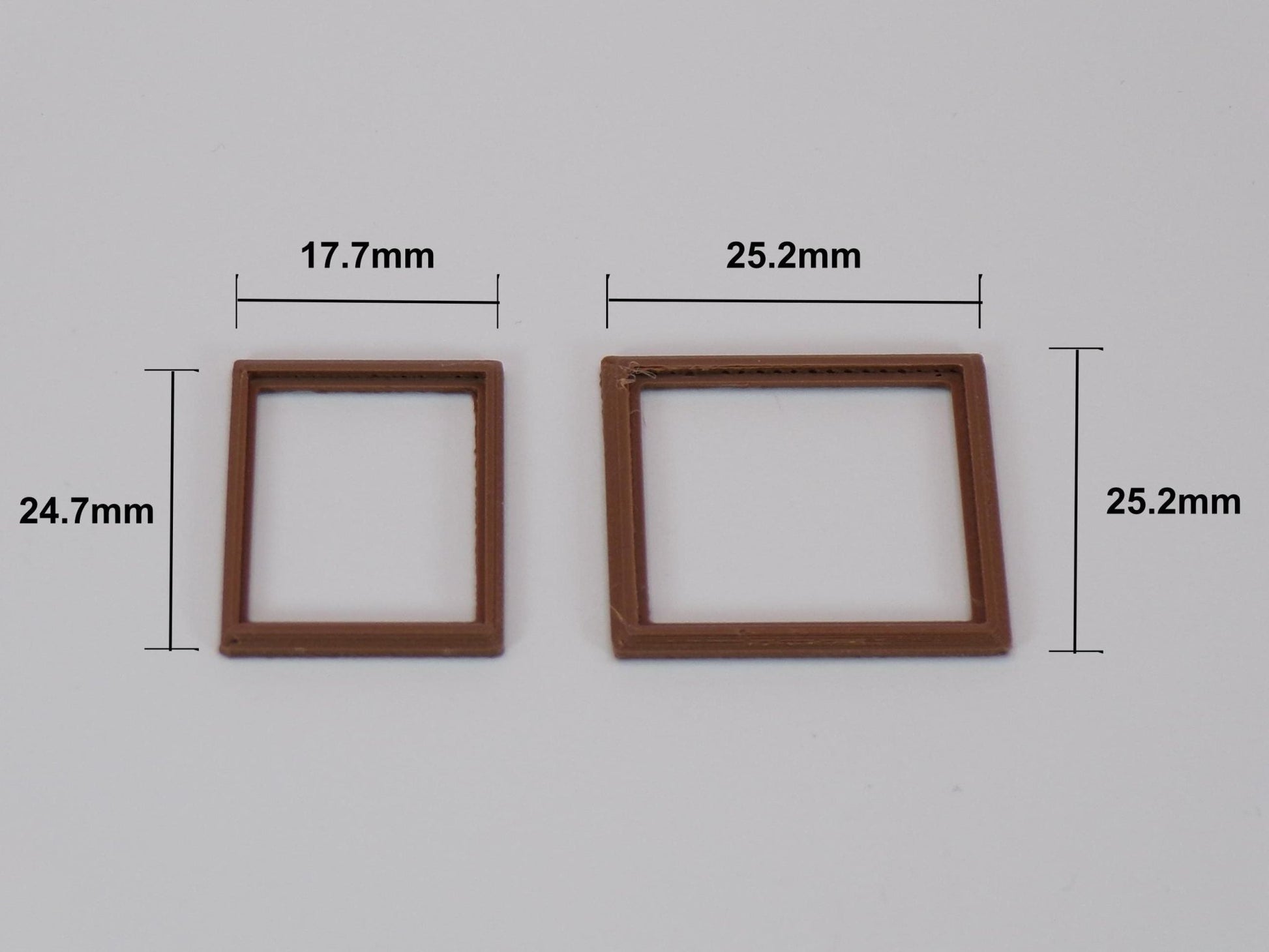 1:24 Scale Picture Frames - 7 Sizes to Choose From - MstrcrftMinis - 1181