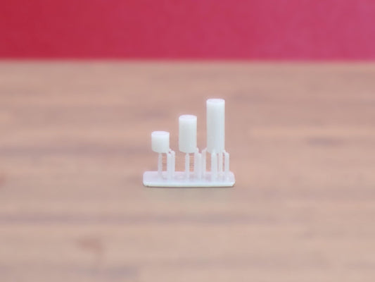 1:24 Scale Pillar Candles - MstrcrftMinis - 1195 - P