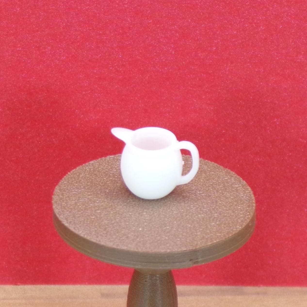 1:24 Scale Pitcher – Miniature Milk or Lemonade Pitcher for Kitchen, Dining Room & Diorama Accessory - MstrcrftMinis - 1393