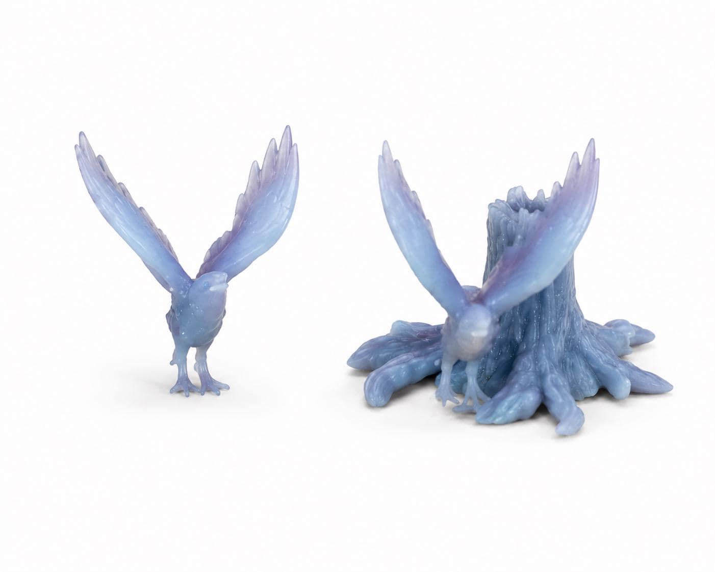 1:24 Scale Raven Set (3) – Halloween Ravens – Gothic Diorama Accessory – Haunted House Décor - MstrcrftMinis - 1403