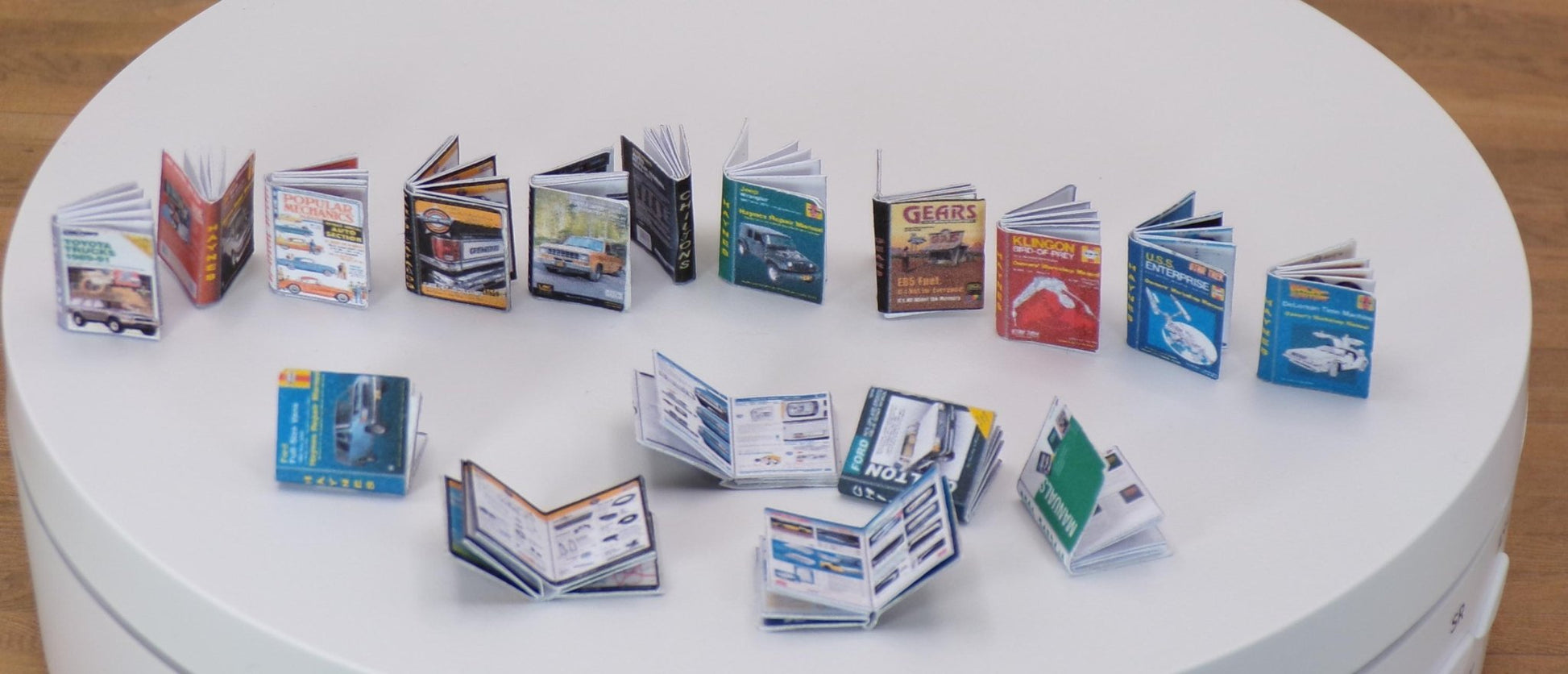 1:24 Scale Repair Guides and Parts Catalogs - Includes Repair Guides for the Starship Enterprise and the Time Traveling Delorean - MstrcrftMinis - 1097