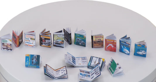 1:24 Scale Repair Guides and Parts Catalogs - Includes Repair Guides for the Starship Enterprise and the Time Traveling Delorean - MstrcrftMinis - 1097