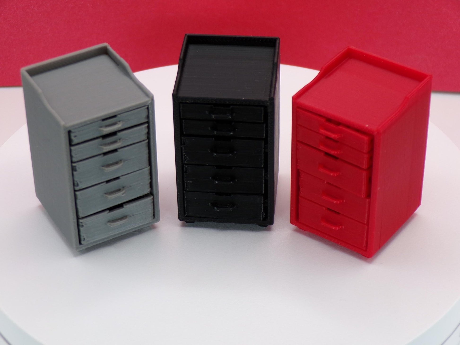 1:24 Scale Rolling Tool Drawers w/ Mechanic’s Tools - 1/25, G Scale - MstrcrftMinis - 1266
