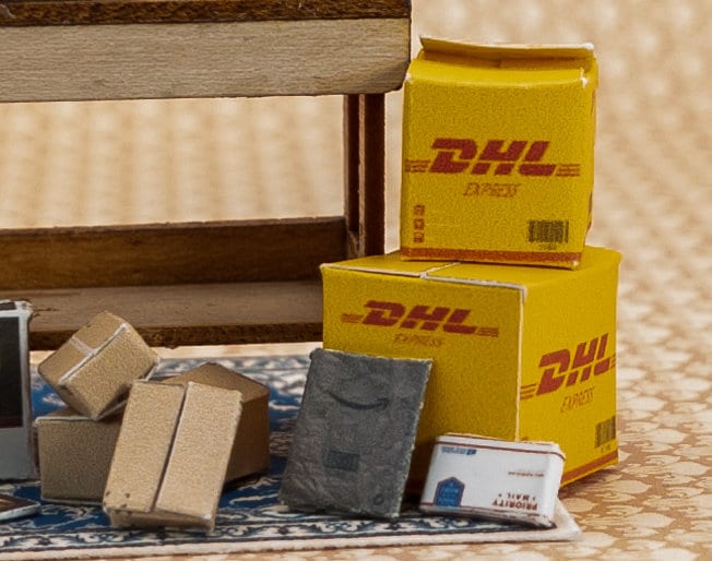 1:24 Scale Shipping Boxes - MstrcrftMinis - 1020