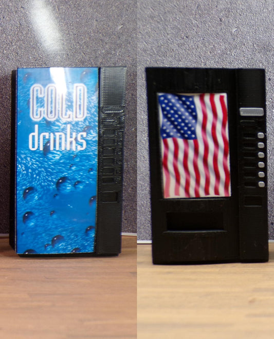 1:24 Scale Soda Vending Machine - Pop - Soda Pop - Arcade, Shop, Mall, School, Gas Station, Repair Station - 3 Models to Choose From - MstrcrftMinis - 1209