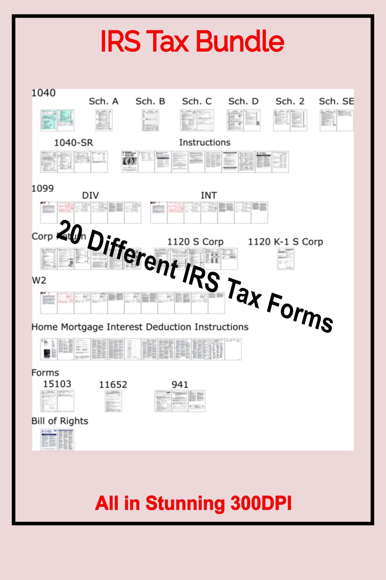 1:24 Scale Tax Documents - MstrcrftMinis - 1014