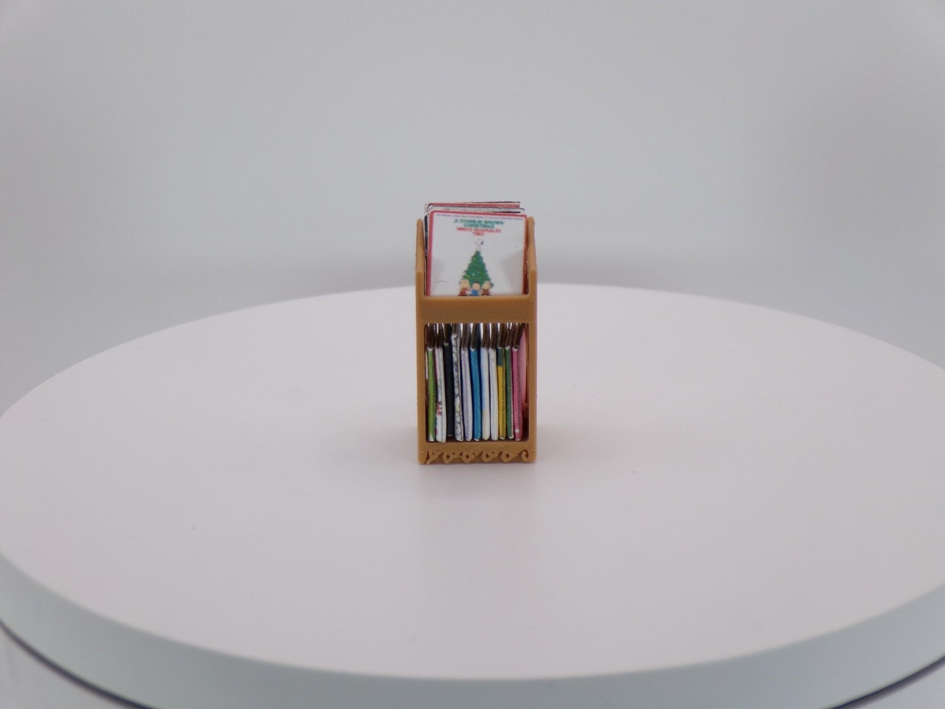 1:24 Scale Vinyl Record Stand (2 Varieties / 2 Sizes) - 1/25 Scale and G Scale Compatible - MstrcrftMinis - 1274