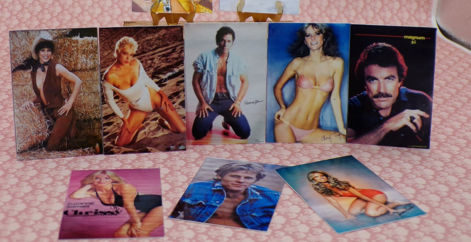 1970s and 1980s Style 1:24 Scale Heartthrob Posters - MstrcrftMinis - 1037