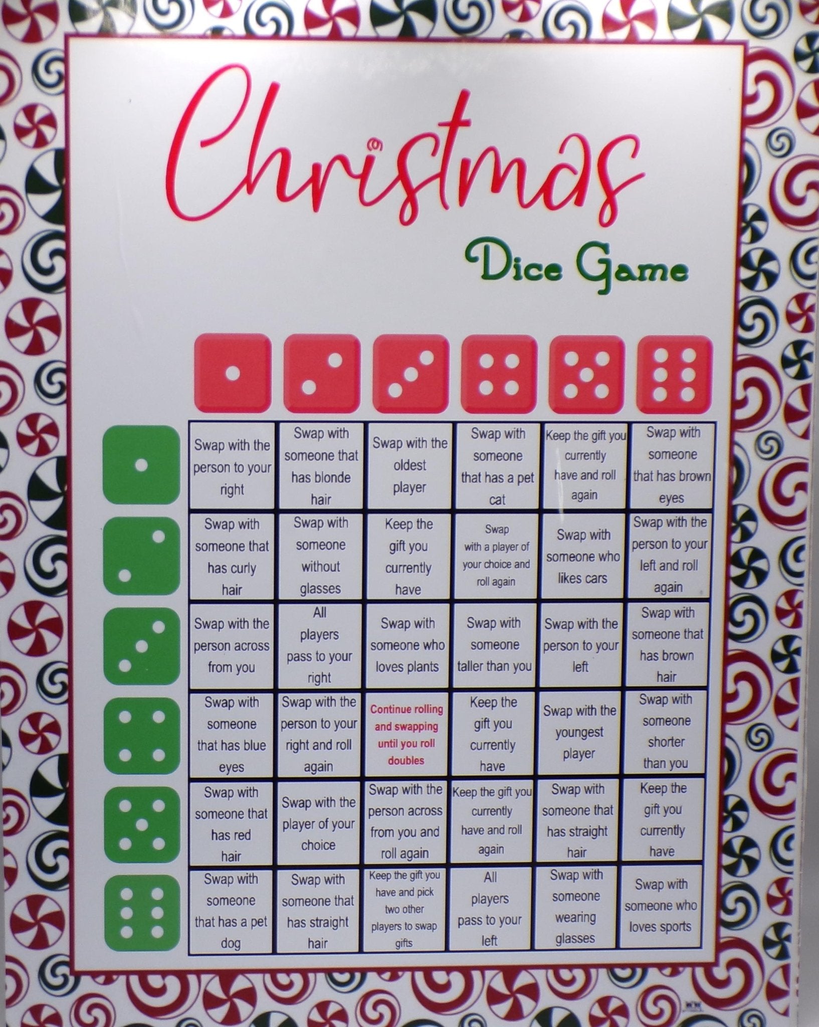 54+ Christmas Games - From Family to Adult - 5 Different Gift Exchange Games - Mistletoe Moolah Game - Mature Games Also - MstrcrftMinis - 