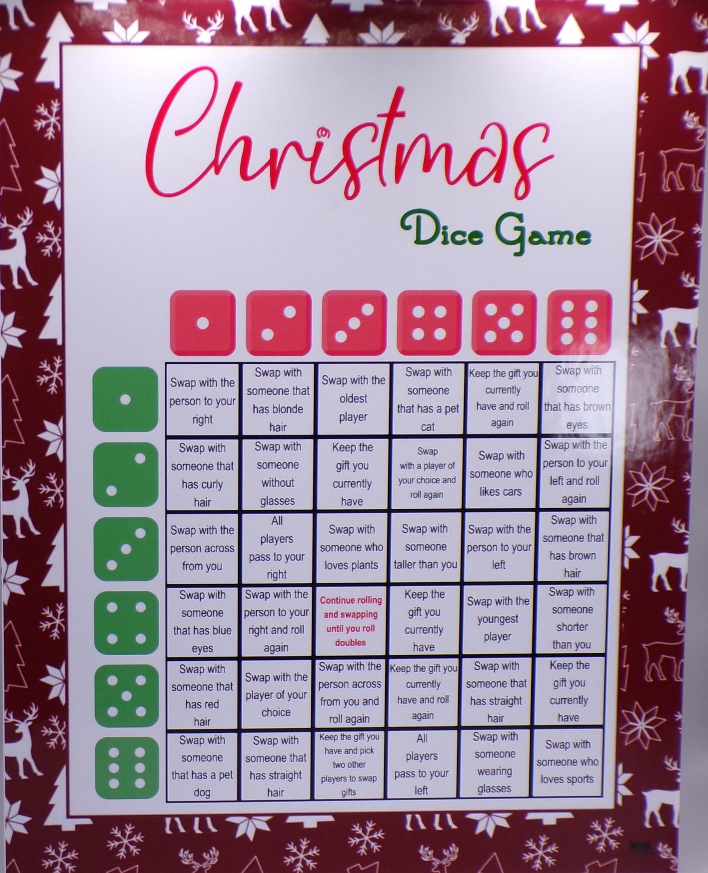 54+ Christmas Games - From Family to Adult - 5 Different Gift Exchange Games - Mistletoe Moolah Game - Mature Games Also - MstrcrftMinis - 